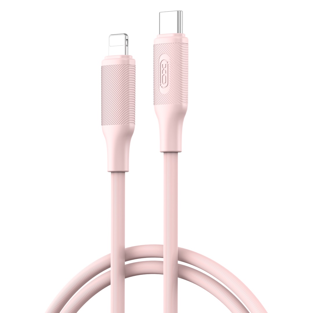 XO kabel NB-Q265A PD USB-C - Lightning 1,0m 27W rosa