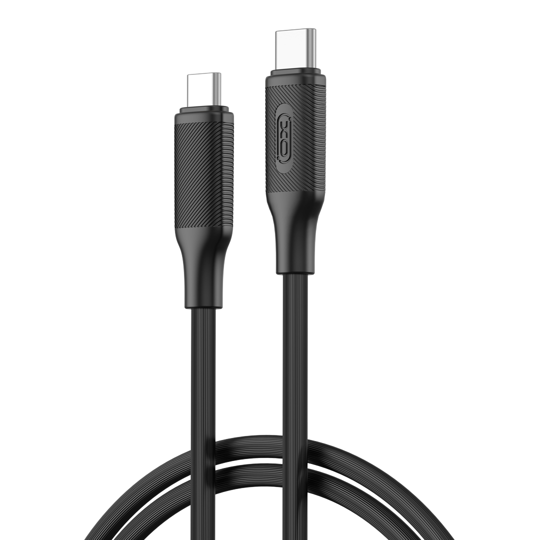 XO kabel NB-Q265B PD USB-C - USB-C 1,0m 60W svart