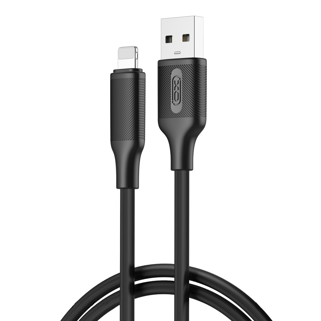 XO kabel NB265 USB - Lightning 1,0m 2,4A svart