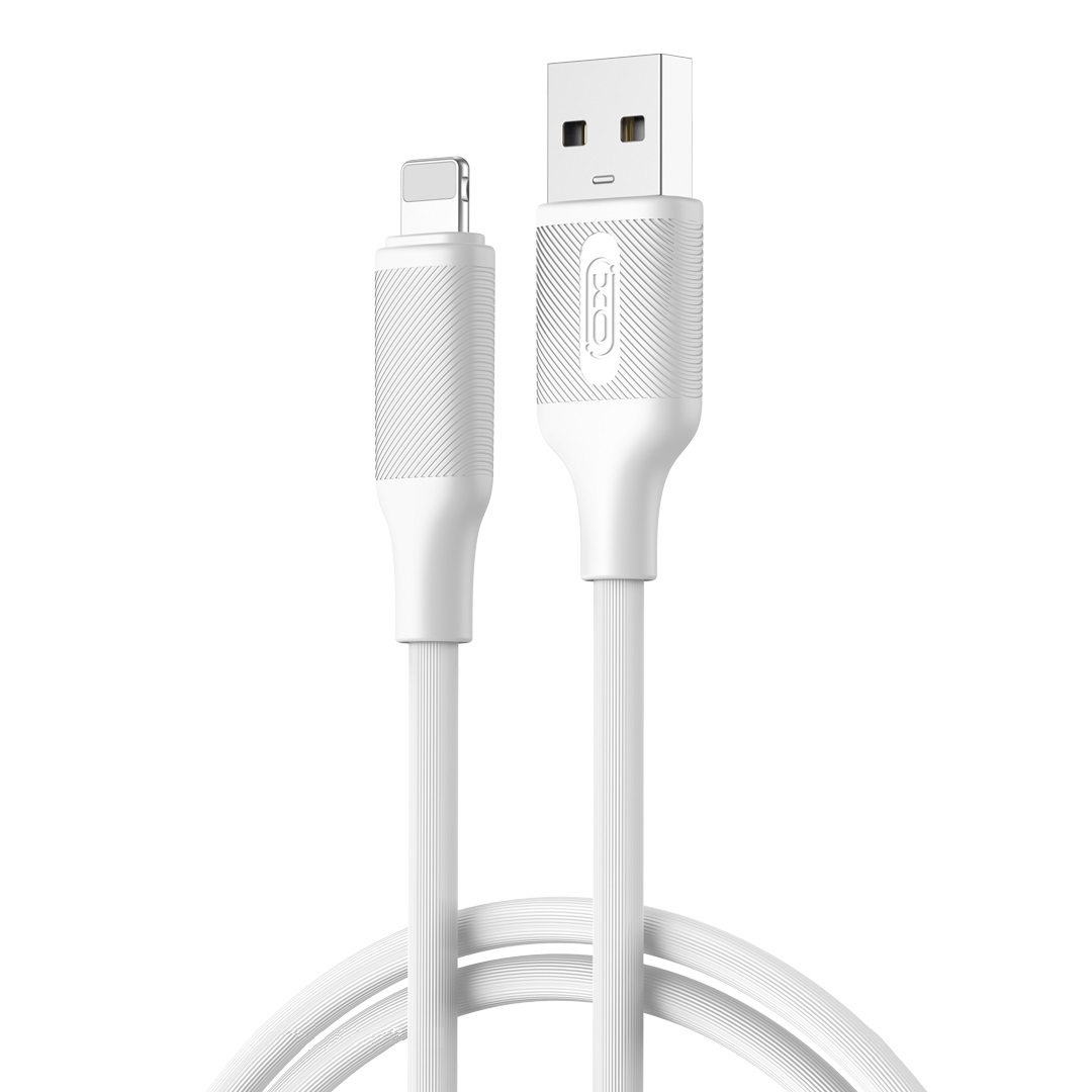 XO kabel NB265 USB - Lightning 1,0m 2,4A vit