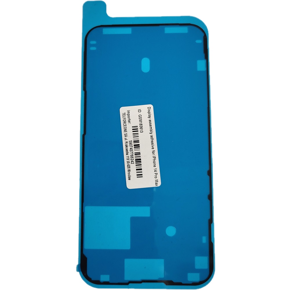 Display assembly adhesive för iPhone 14 Pro Max