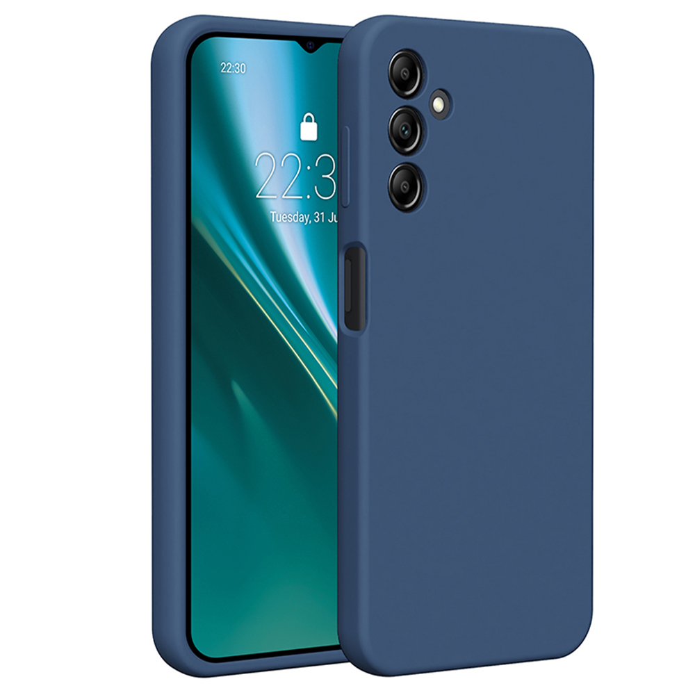 Etteri Silicone skal för Samsung Galaxy A14 mörkblå