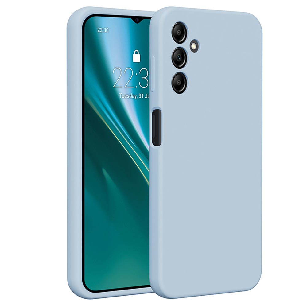 Etteri Silicone skal för Samsung Galaxy A14 ljusblå