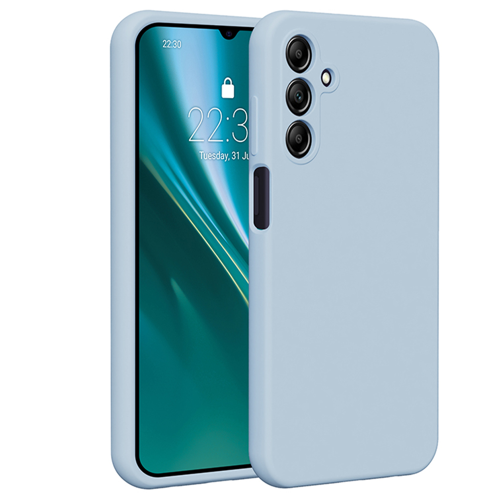 Etteri Silicone skal för Samsung Galaxy A15 4G / A15 5G ljusblå