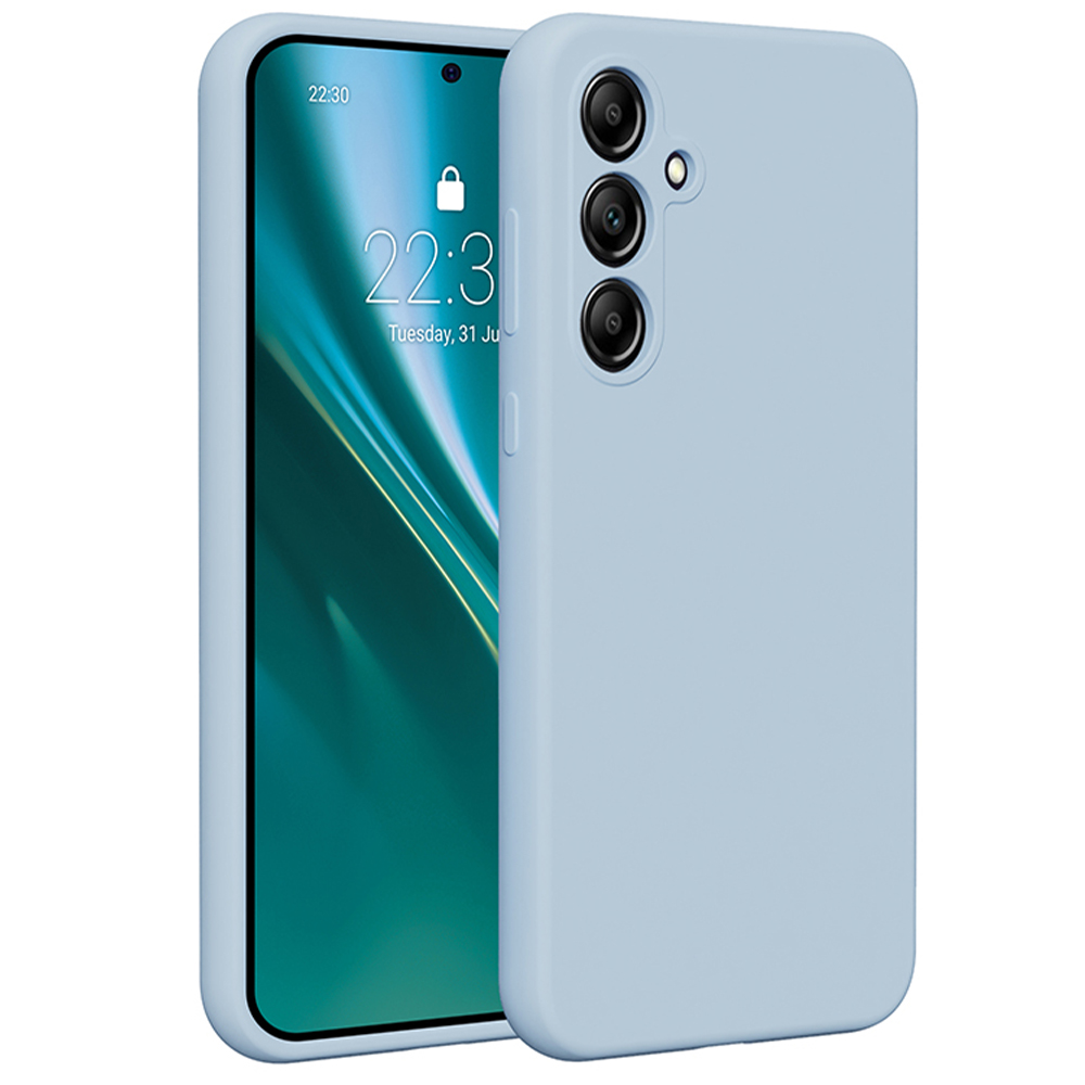 Etteri Silicone skal för Samsung Galaxy A35 5G ljusblå