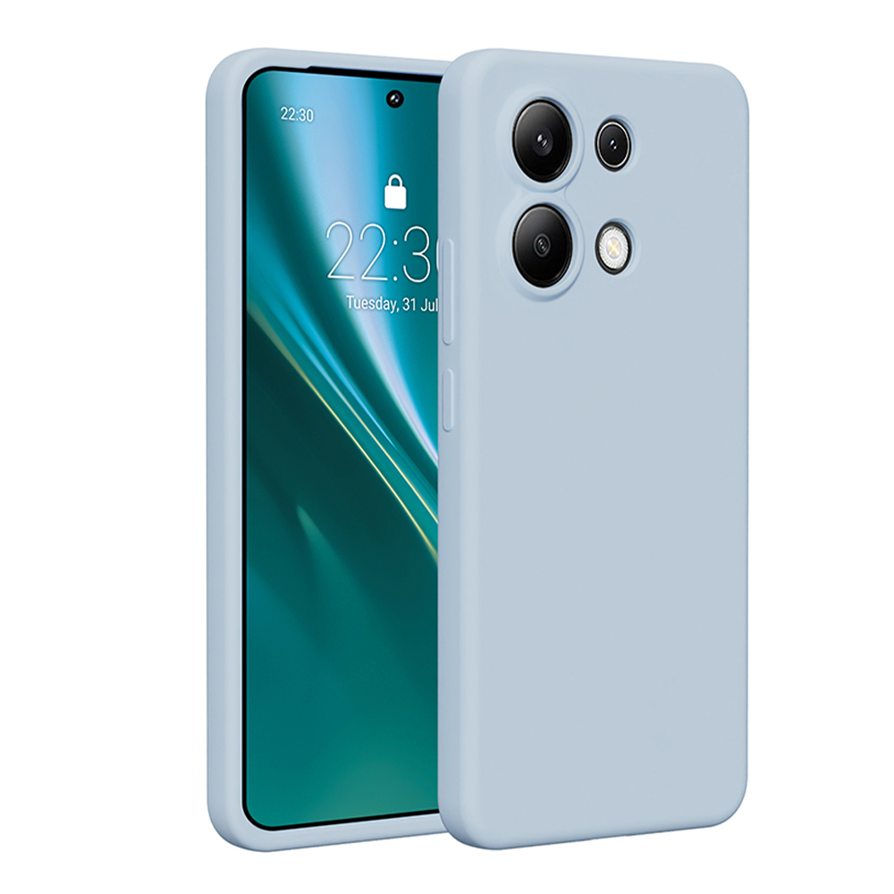 Etteri Silicone skal för Xiaomi Redmi Note 13 4G ljusblå