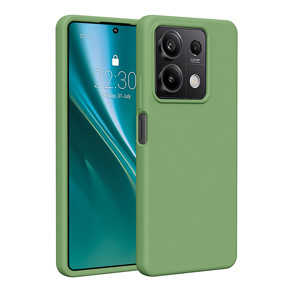 Etteri Silicone skal för Xiaomi Redmi Note 13 5G light grön