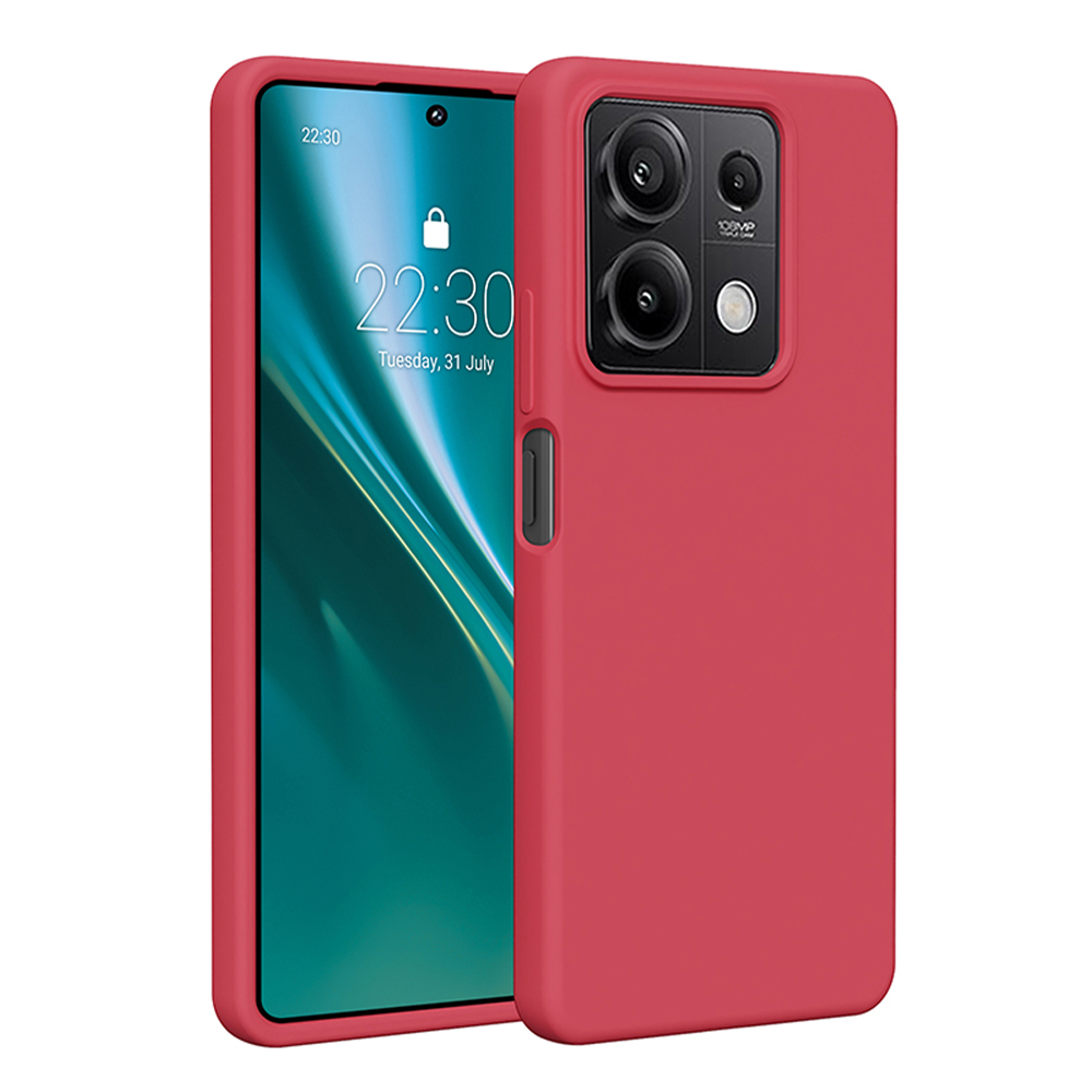 Etteri Silicone skal för Xiaomi Redmi Note 13 5G raspberry