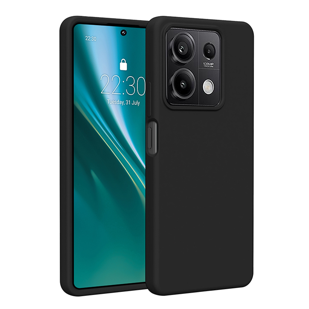 Etteri Silicone skal för Xiaomi Redmi Note 13 5G svart