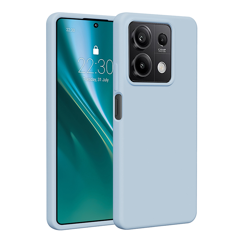Etteri Silicone skal för Xiaomi Redmi Note 13 5G ljusblå
