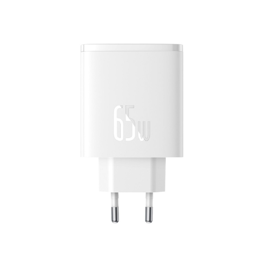 Baseus wall laddare Cube Pro PD 65W 2x USB-C 1x USB vit