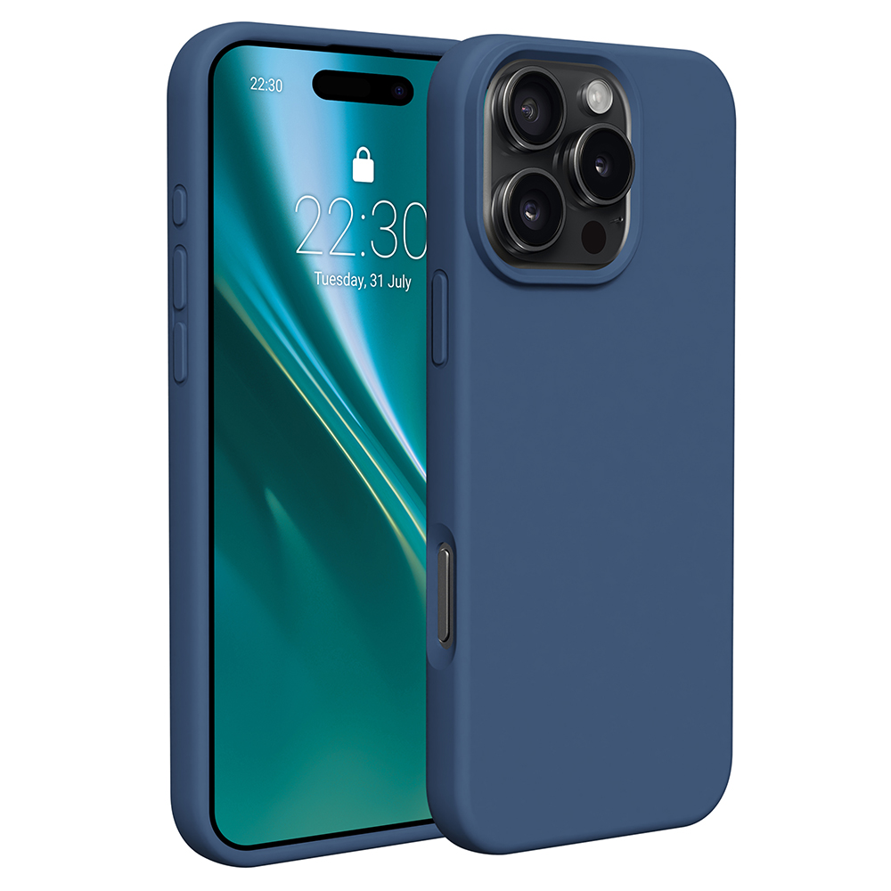 Etteri Silicone skal för iPhone 16 Pro Max mörkblå