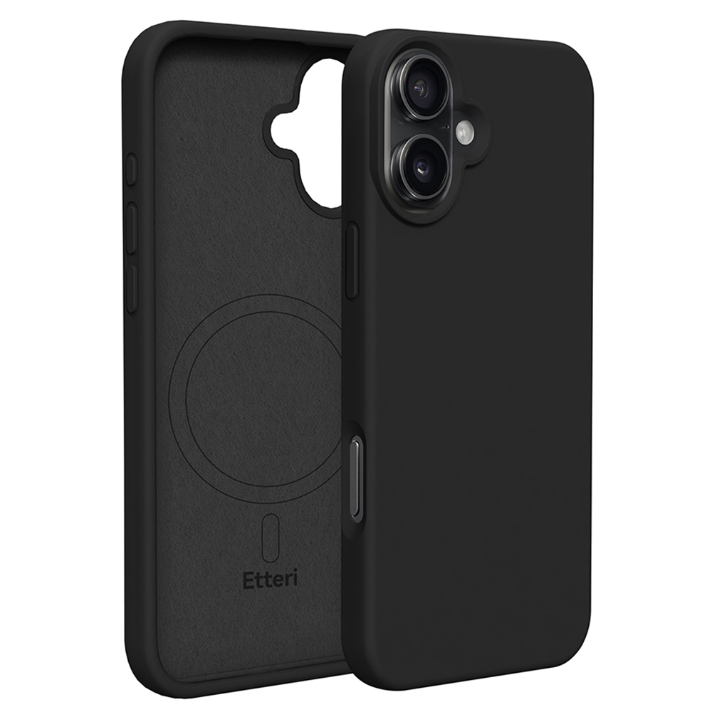 Etteri Silicone Mag skal för iPhone 16 svart