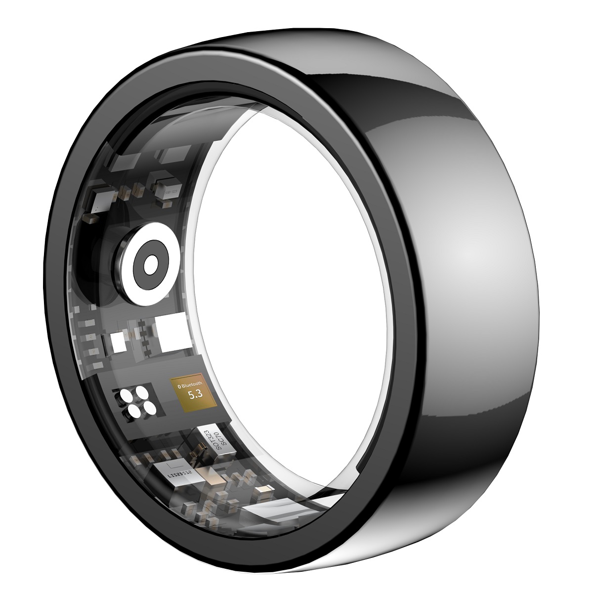 Riversong smart ring Trinity svart SR01 size 7 diameter inside 17mm