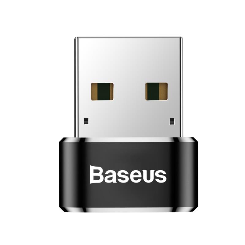 Baseus OTG adapter mini USB-C - USB converter svart