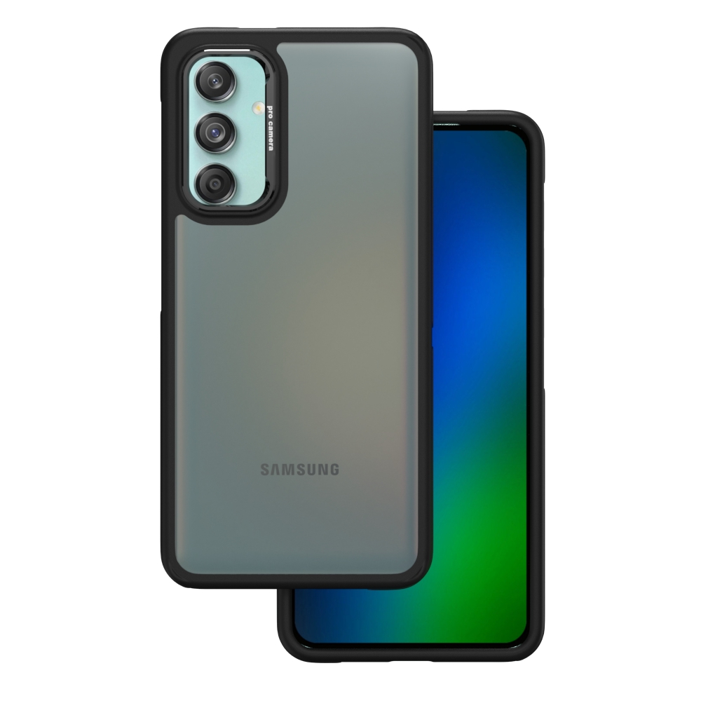 Crystal svart fodral för Samsung Galaxy M55 5G svart
