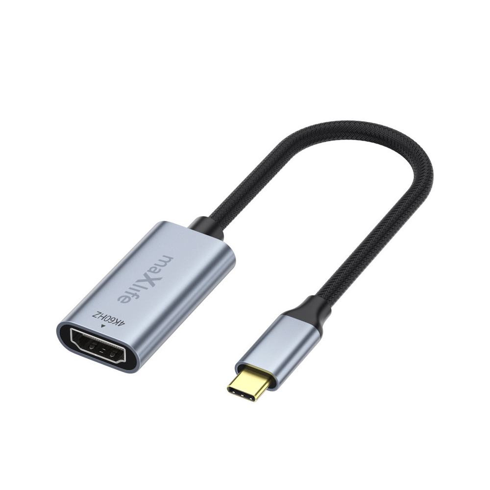 Maxlife adapter MXHC-01 HDMI - USB-C 4K 60HZ svart