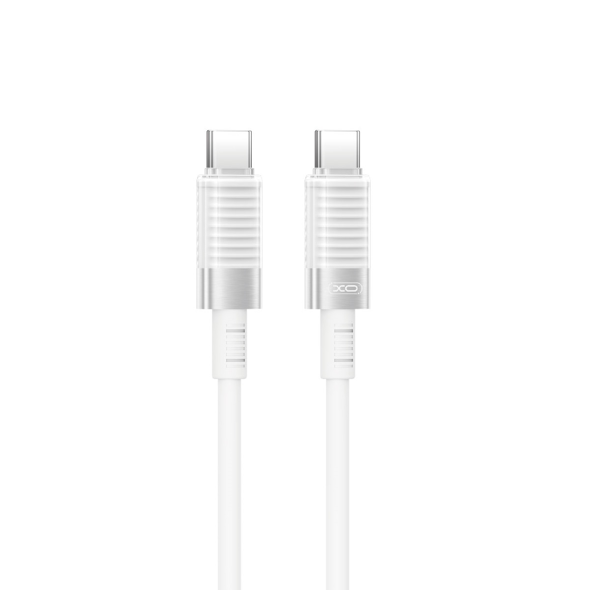 XO kabel NB-Q282B PD USB-C - USB-C 1,0m 60W vit