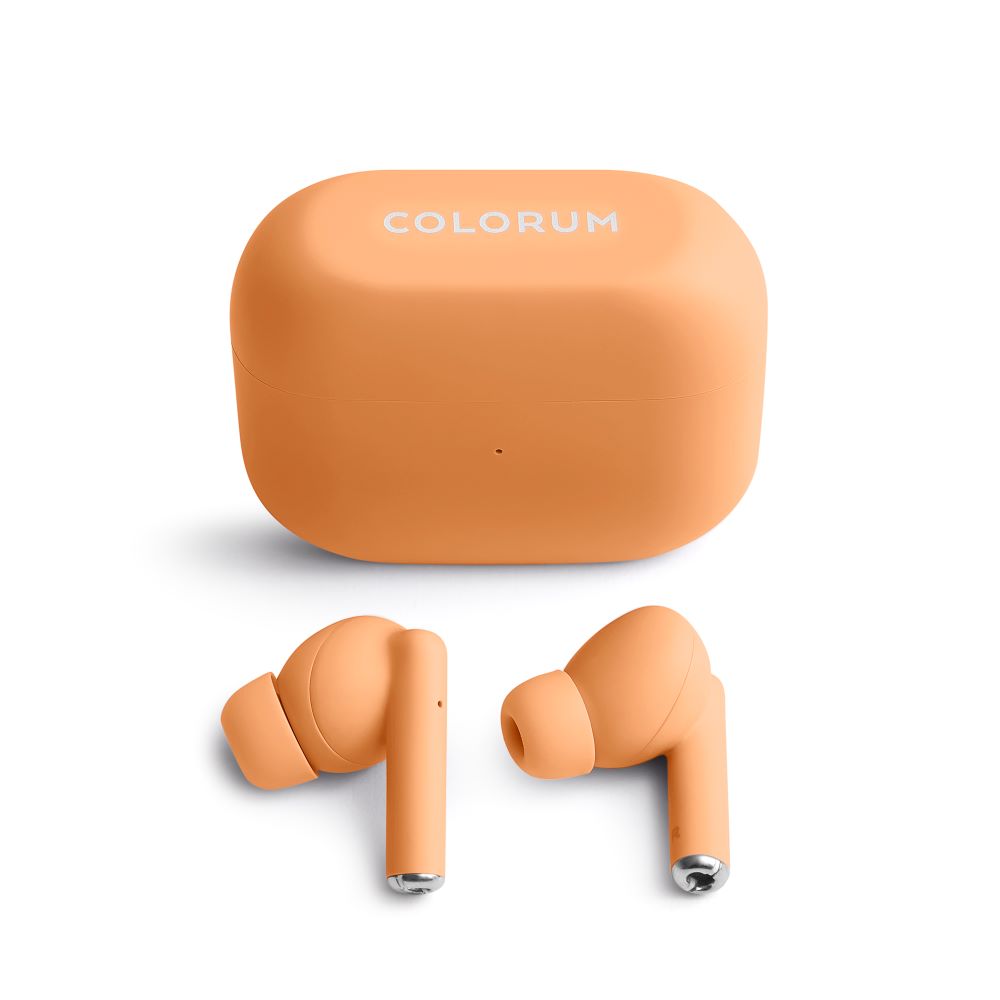 COLORUM TWS Bluetooth hörlurar CTWS-14 x Peach Fuzz