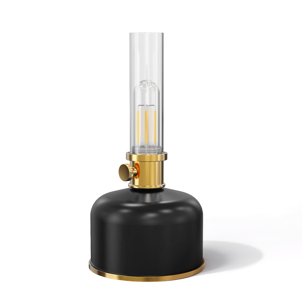 Retro Petroleum LED Lamp svart FLR-25 Forever Light