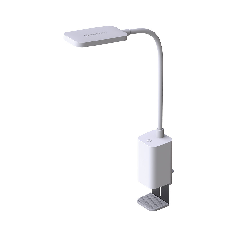 Desk LED Lamp 6W with clip PURE FLB-10 KIRSTEN vit Forever Light