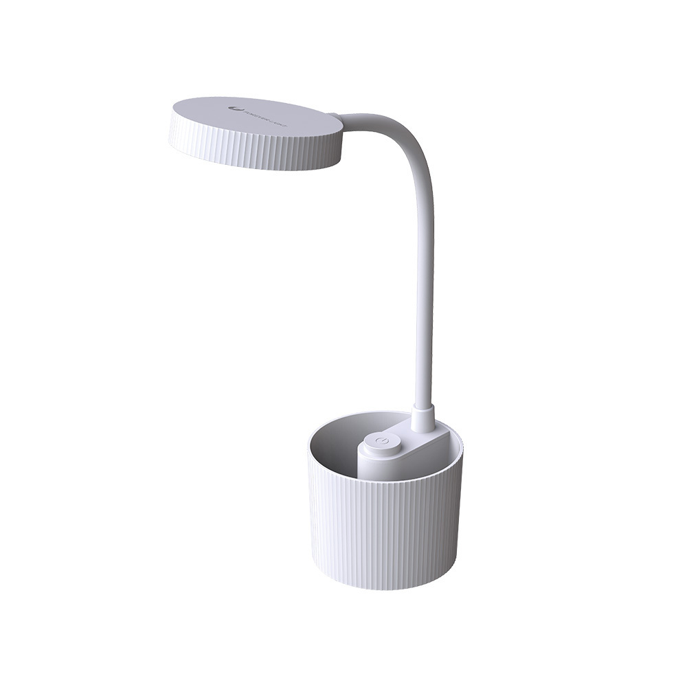 Desk LED Lamp 5W with pen hållare PURE FLB-20 AGNES vit Forever Light