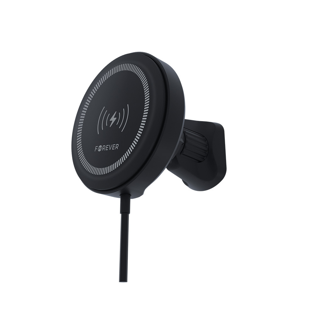 Forever car hållare för air vent MACH-300 magnetic with wireless charging svart Qi2 15W