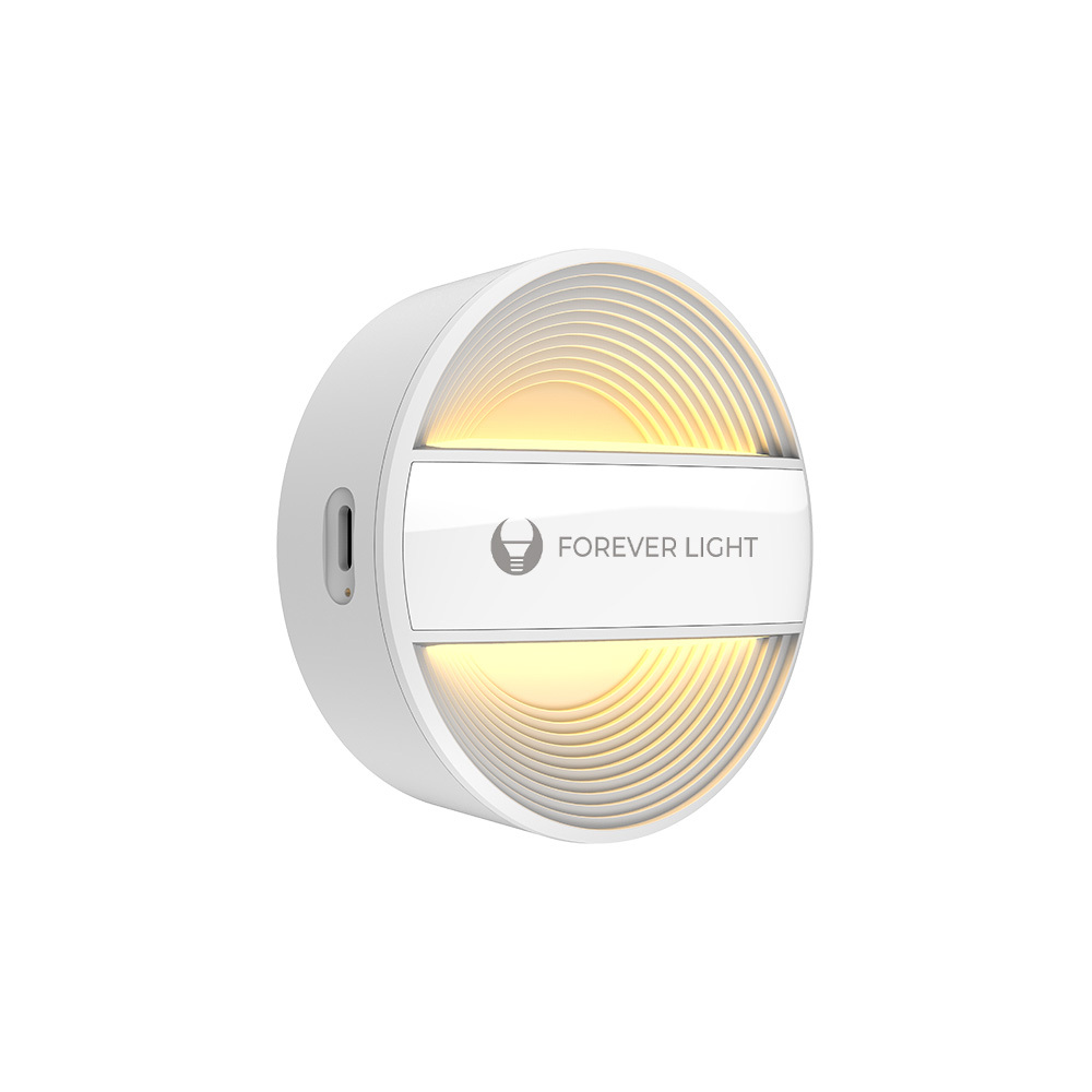 LED Night Lamp round PURE FLC-20 ALMA PIR vit 500mAh Forever Light