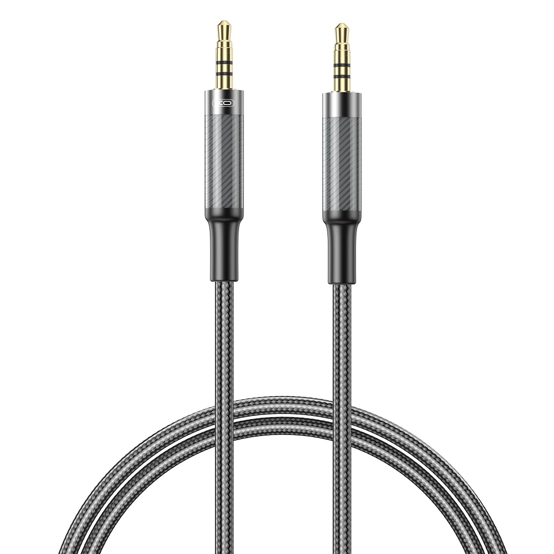 XO kabel audio NB-R279C jack 3,5mm - jack 3,5mm 1,0m svart