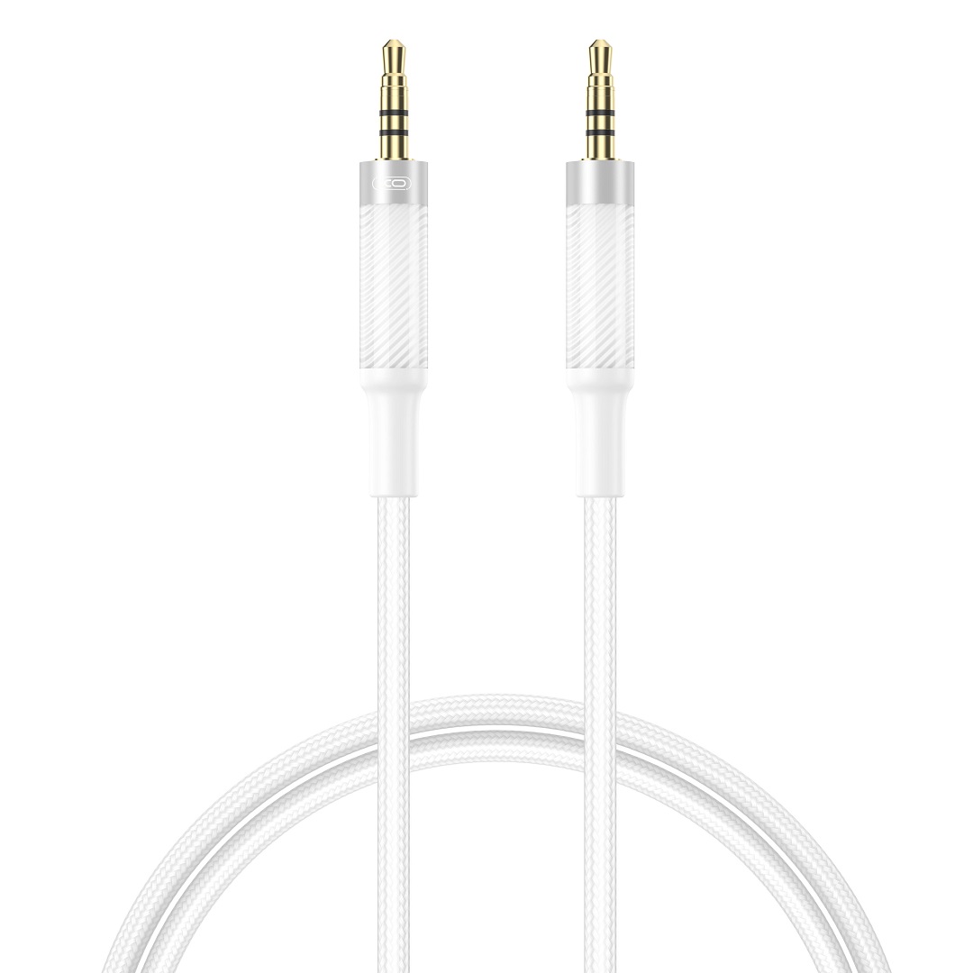 XO kabel audio NB-R279C jack 3,5mm - jack 3,5mm 1,0m vit
