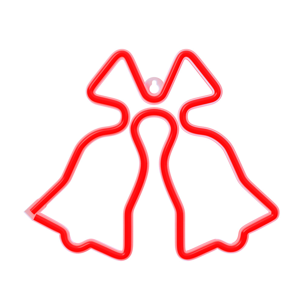 Neon LED CHRISTMAS BELLS röd FLNE17 Forever Light