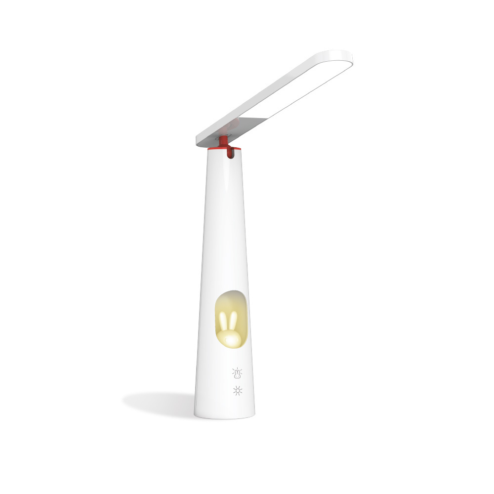 Desk LED Lamp 7 5W with bunny light PURE FLB-150 ELENA vit Forever Light