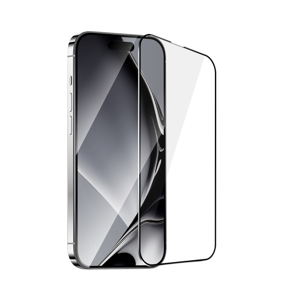 härdat glas metal frame för Samsung Galaxy A15 4G / A15 5G svart frame