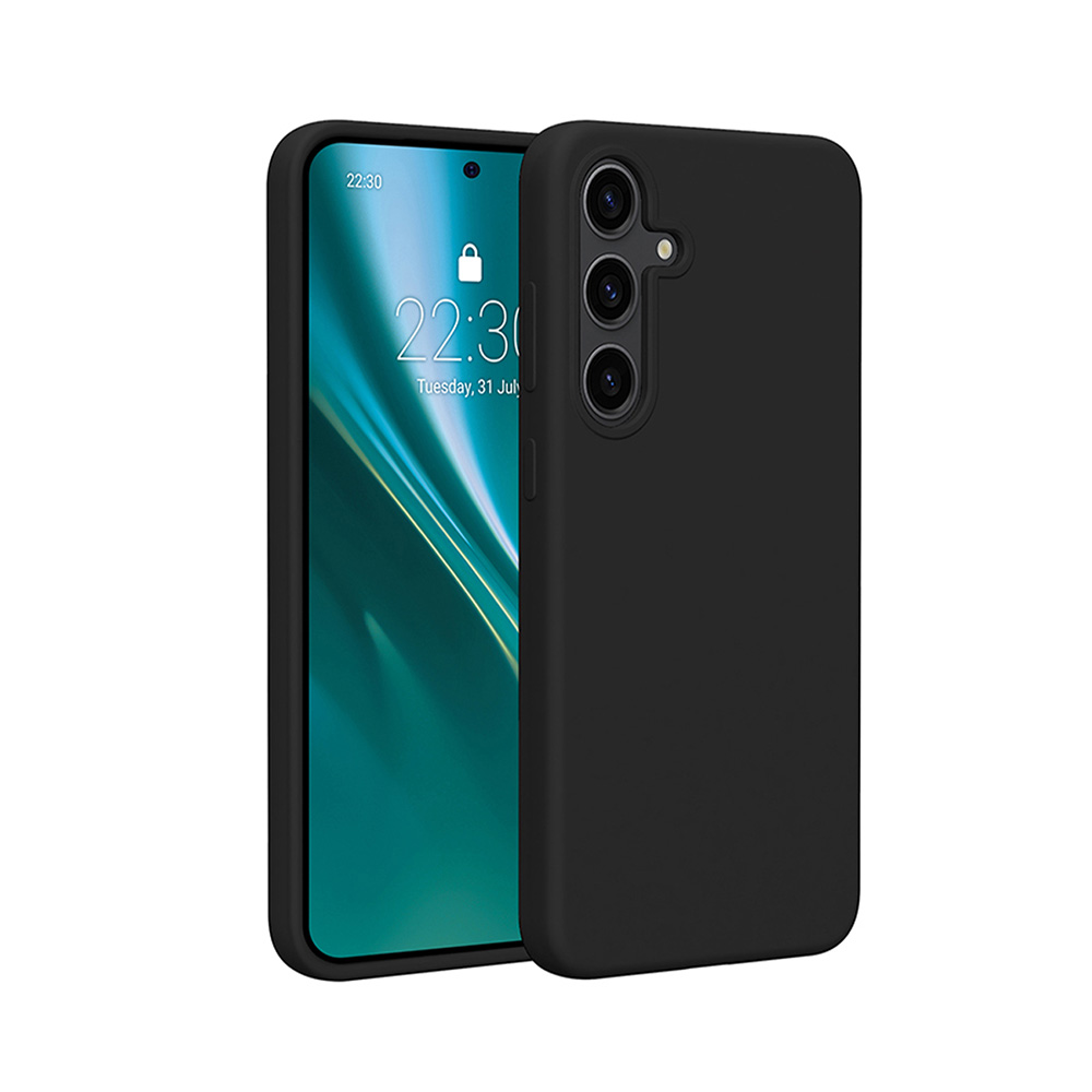 Etteri Silicone skal för Samsung Galaxy S25 svart