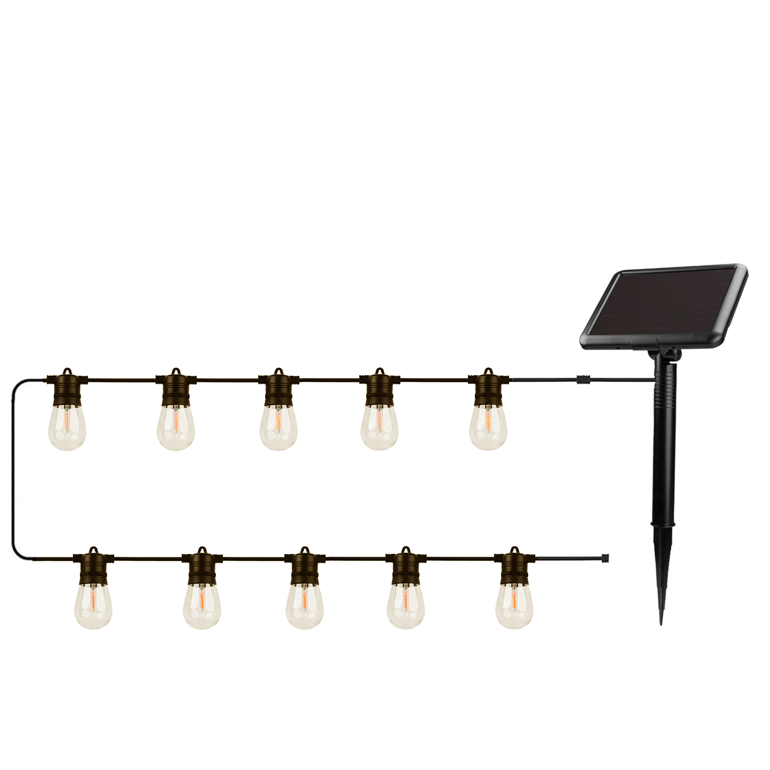 Forever Light LED Solar Garland SUNARI FLS-60 7,5m 10 bulbs IP44