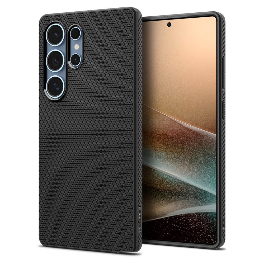 Spigen Liquid Air fodral för Samsung Galaxy S25 Ultra Matte svart