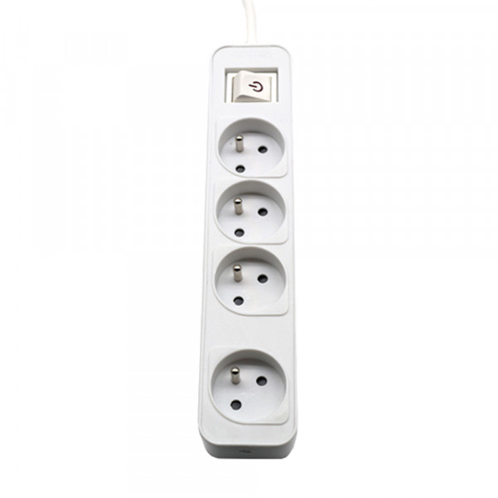Power strip PHILIPS extension cord 4 sockets 3m 10A vit