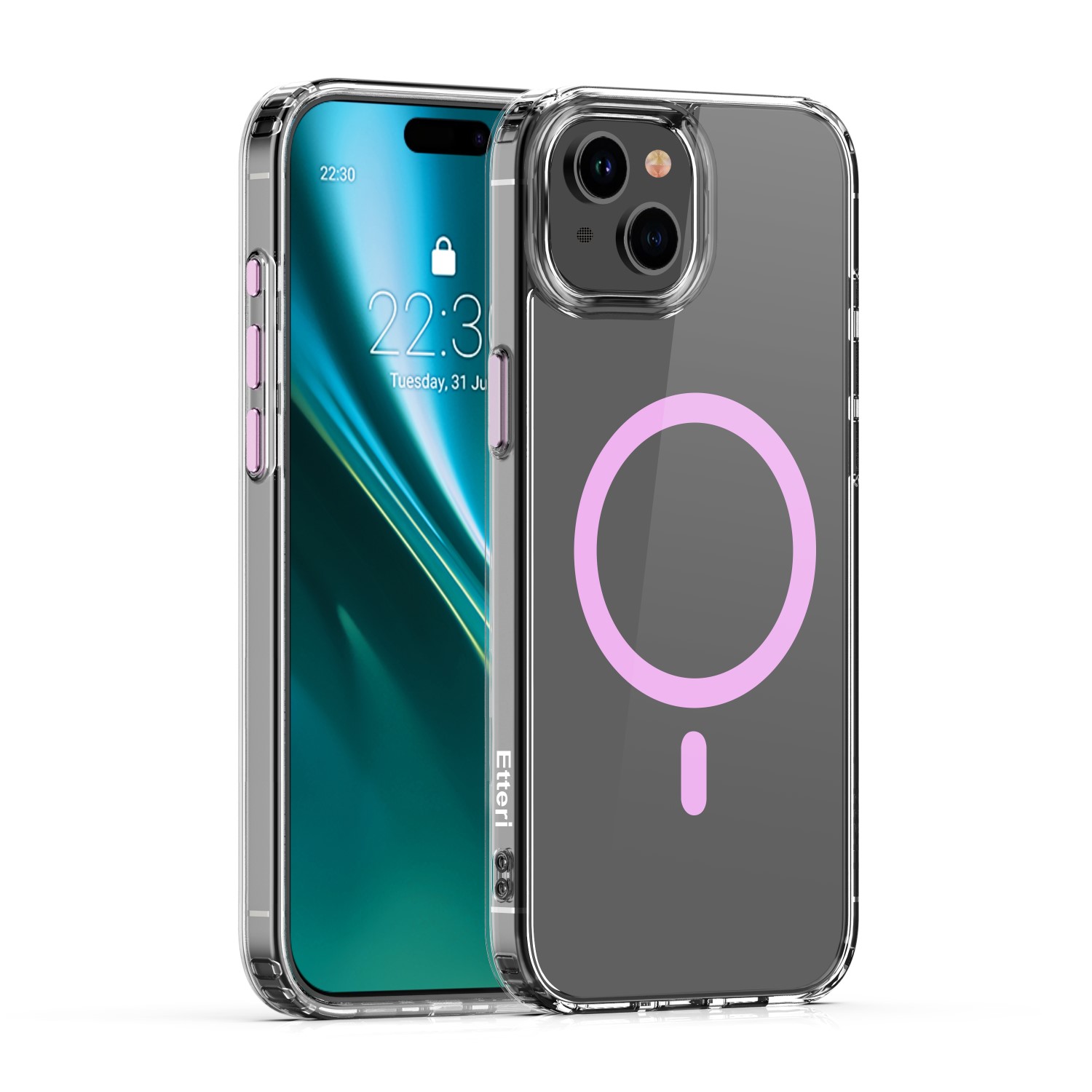 Etteri Color Mag skal för iPhone 14 rosa