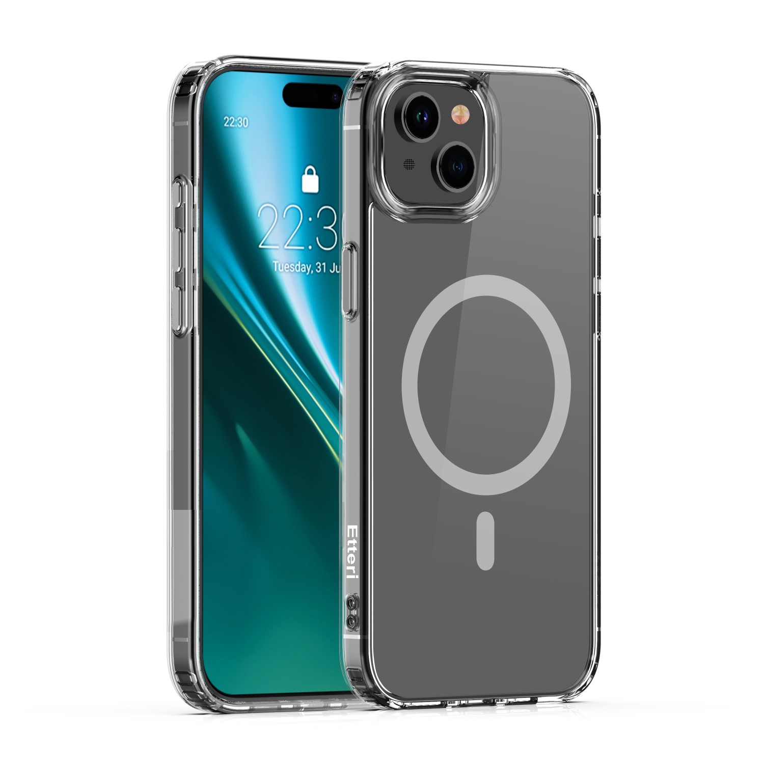 Etteri Color Mag skal för iPhone 14 grå