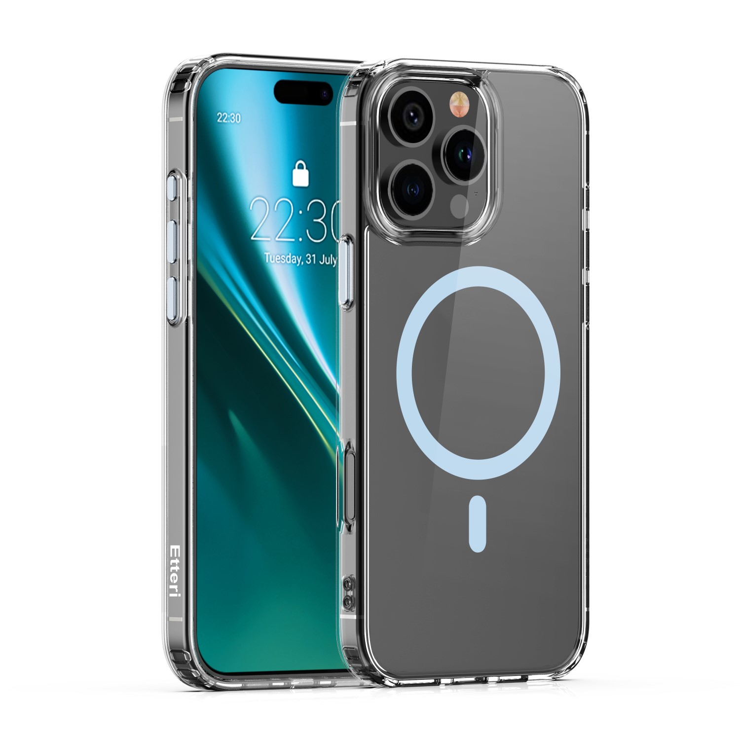 Etteri Color Mag skal för iPhone 16 Pro Max ljusblå