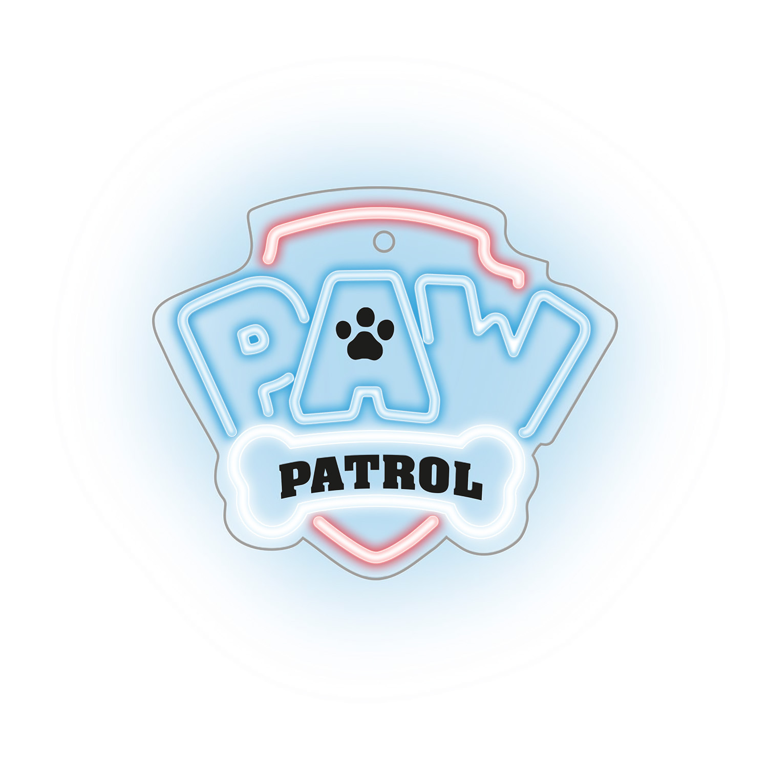 Hanging neon LED Paw Patrol on plexiglass - Logo OW-130146