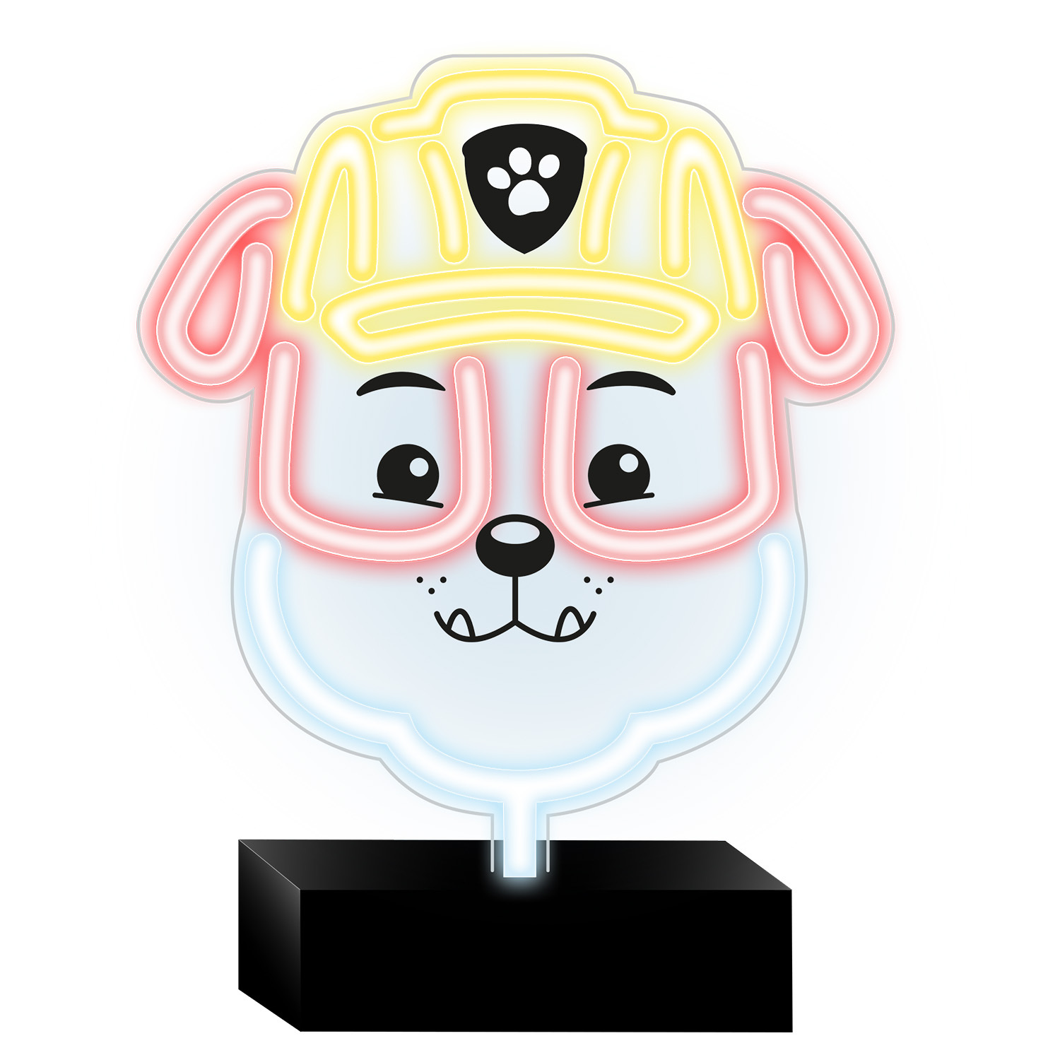 Neon LED on a ställ Paw Patrol - Rubble OW-120446