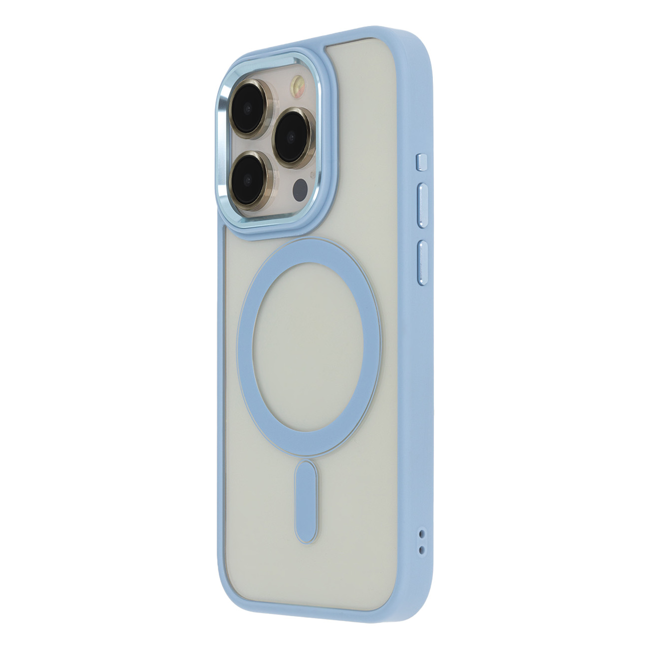 Satin Elegant Mag skal för iPhone 11 blå