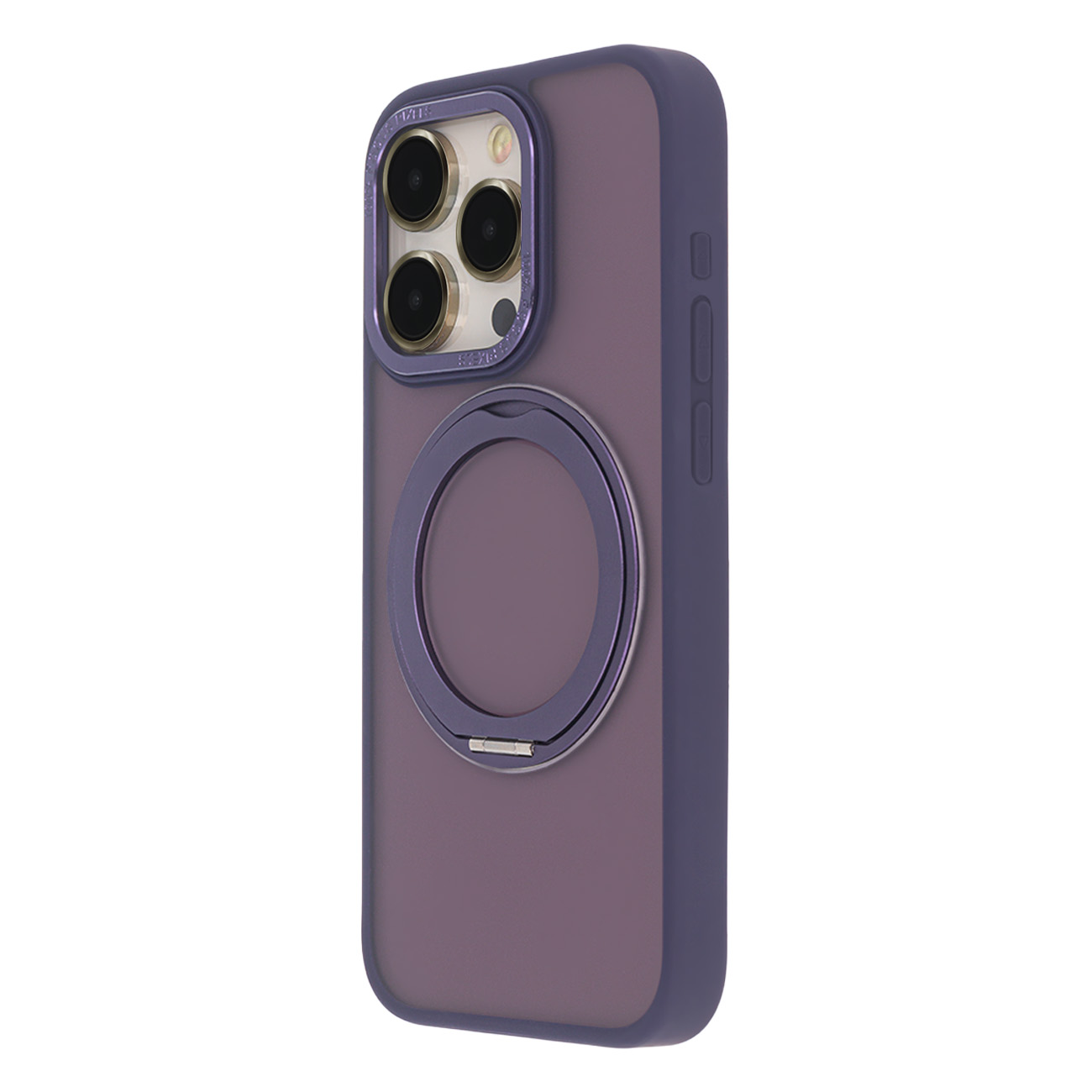 Secure Spinning Mag skal för iPhone 13 lila