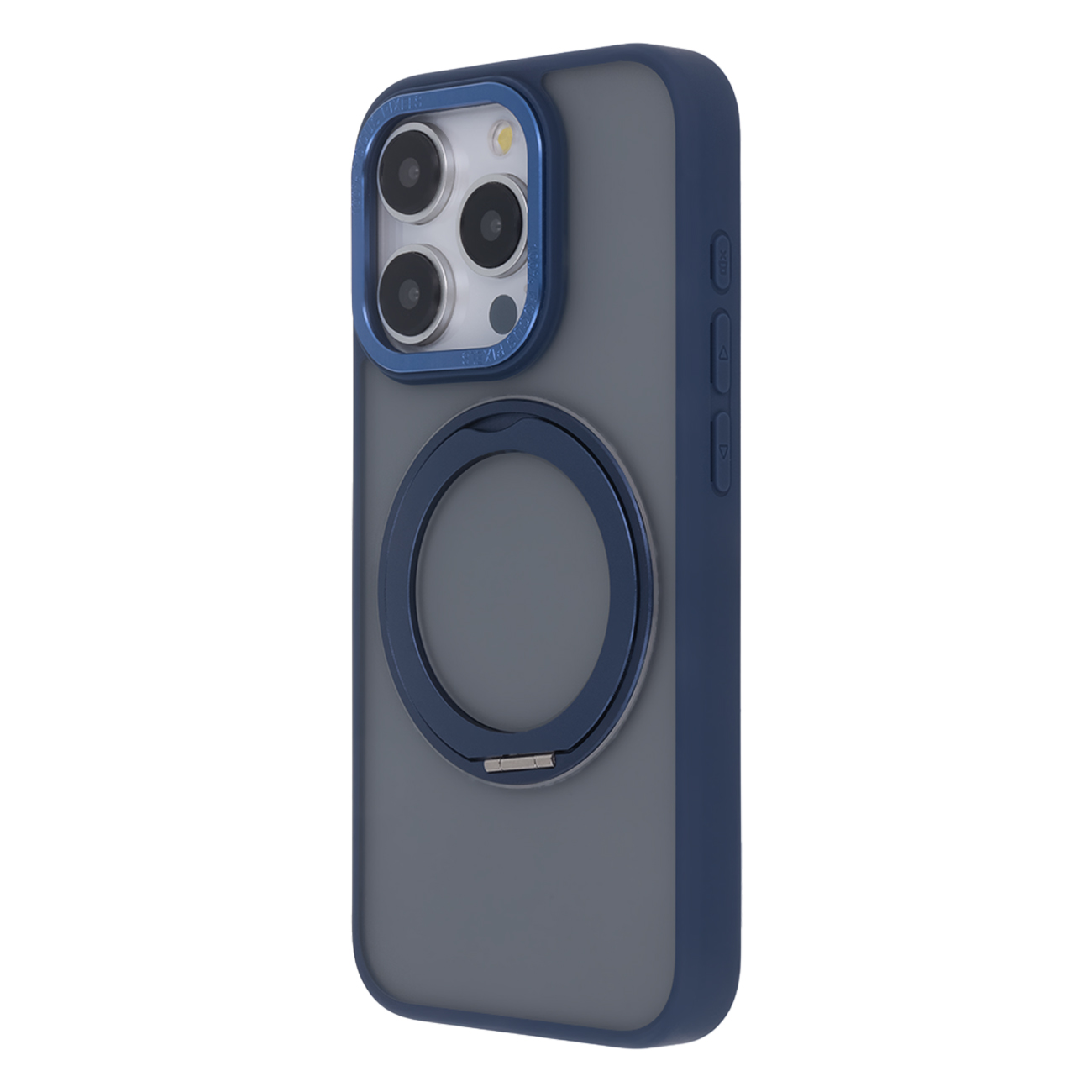 Secure Spinning Mag skal för iPhone 13 marinblå