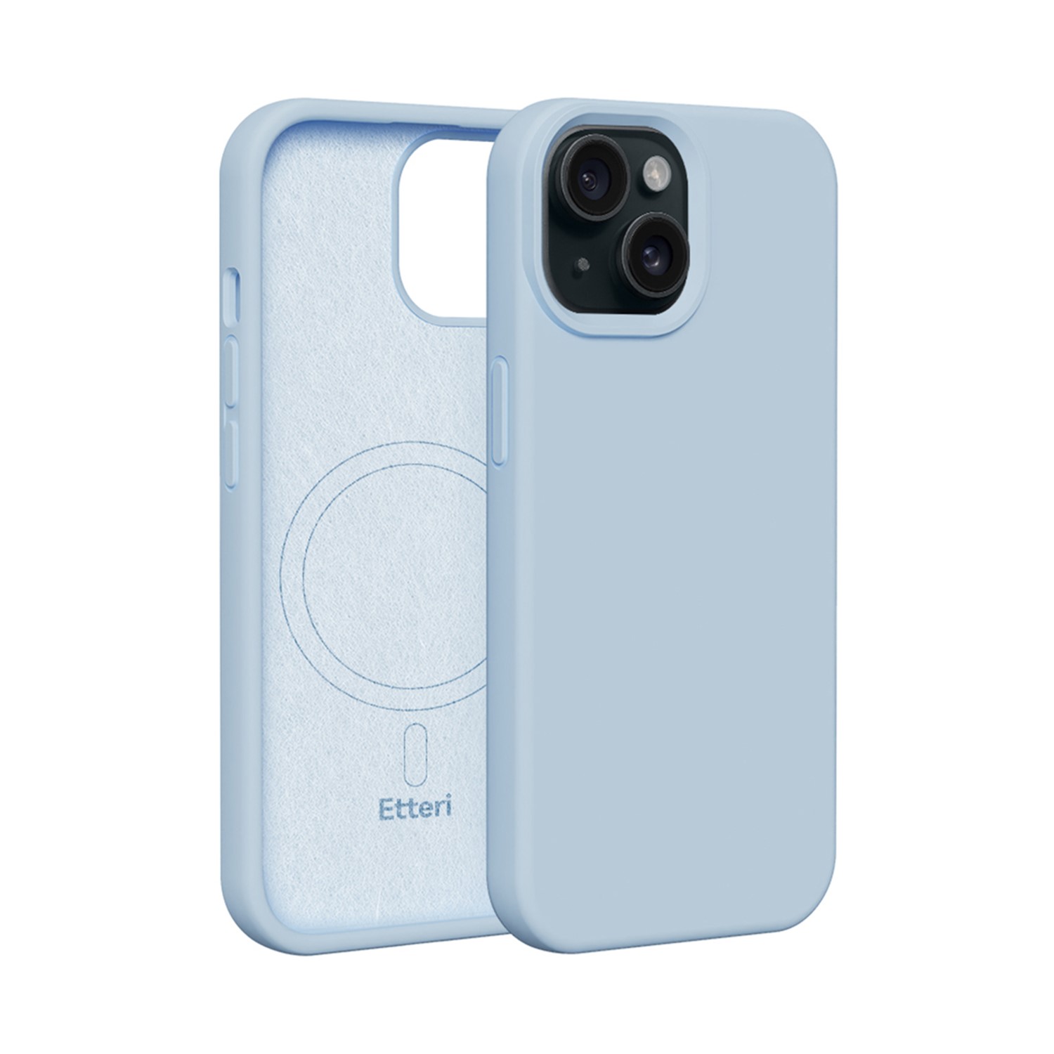 Etteri Silicone Mag skal för iPhone 13 ljusblå