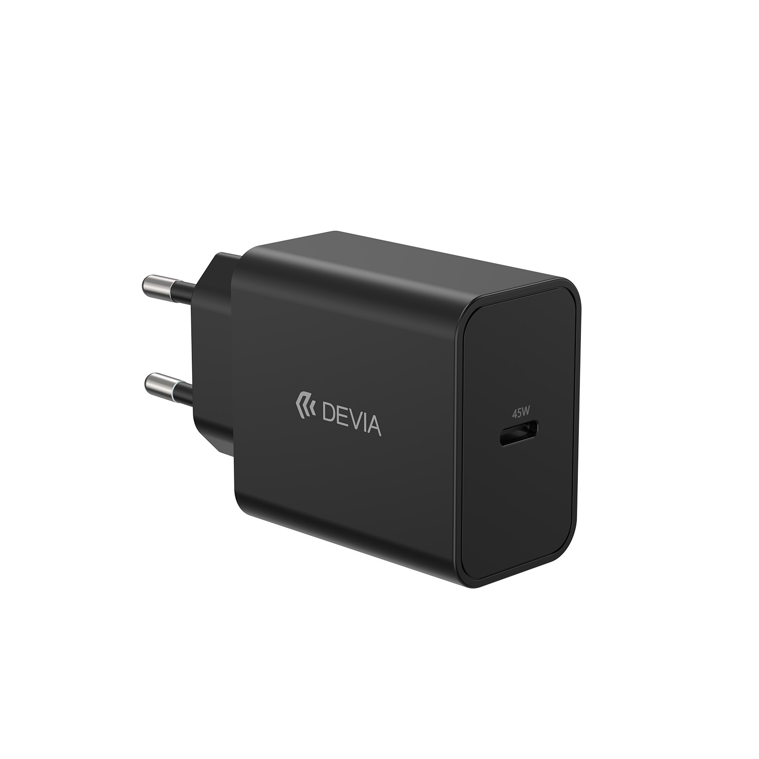 Devia wall laddare Rocket PD 45W 1x USB-C svart