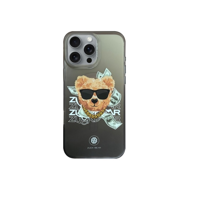 Nakładka Zuck Bear Harold Magsafe do Iphone 16 svart TTT