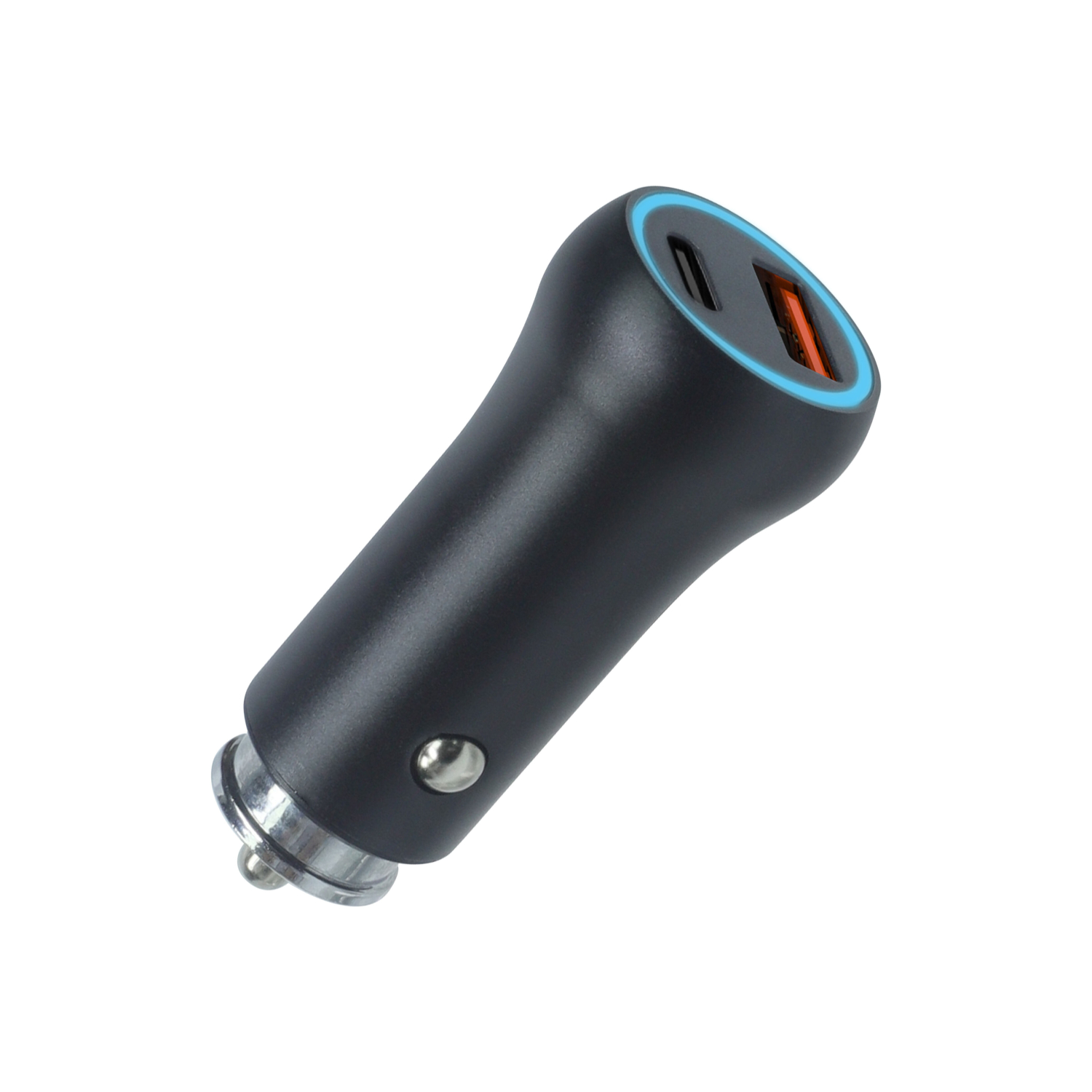 Setty car laddare USB-A + USB-C 20W CC-AC-201 svart