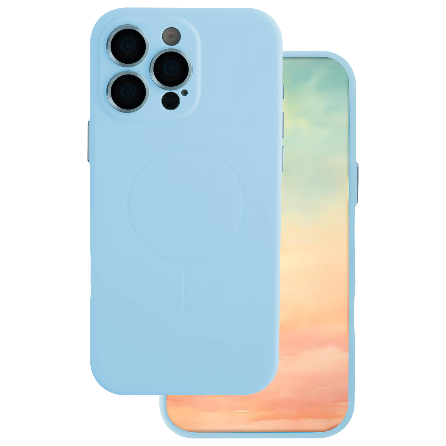 Ultra Trendy Vivid Thin Mag skal för iPhone 12 blå